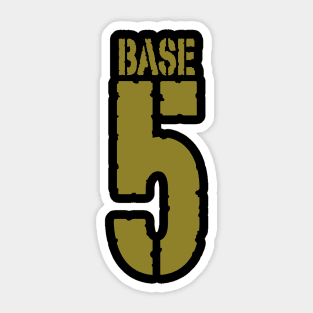 Base 5 Clothes Sticker
